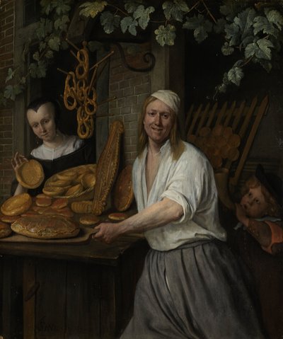 Baker Arent Oostwaard和他的妻子Catherina Keizerswaard，1658年 作者 Jan Havickszoon Steen