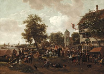 Oegstgeest的展览会，c.165560 作者 扬·哈维克斯佐恩·斯汀