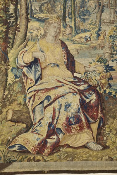 Potuma的细节，来自Vertumnus和Pomona，约1630年 作者 扬二世·雷斯