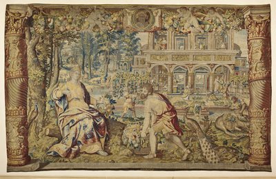Vertumnus和Pomona，约1630年 作者 扬二世·雷斯