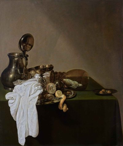 带锡壶的早餐 作者 Jan Jansz den Uyl