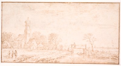 里斯的乡村教堂 作者 Jan Josefsz van Goyen