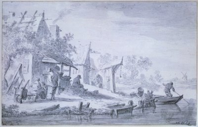 渔村 作者 扬·约瑟夫斯·范·高恩