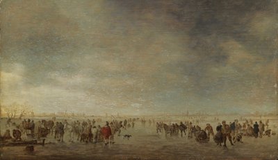 溜冰者，1641年 作者 扬·约瑟夫斯·范·高恩