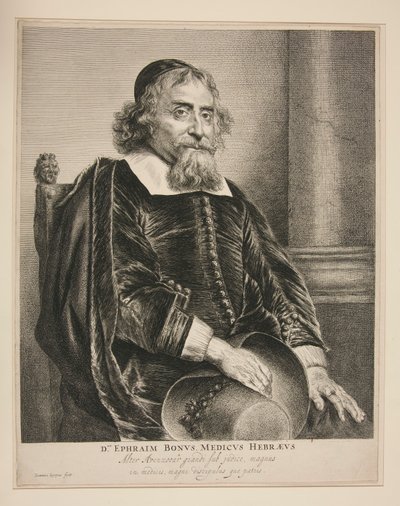 D. 或 Ephraim Bonus Medicus Hebraeus 作者 扬·利文斯（Jan Lievens）