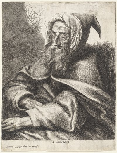 圣安东尼 作者 扬·利文斯（Jan Lievens）