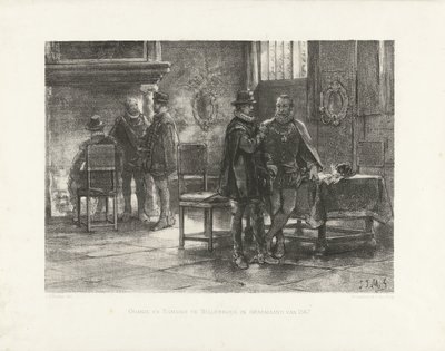 1567 年奥兰治和埃格蒙德在维尔布鲁克的会晤
1567 年草月奥兰治和埃格蒙德在维尔布鲁克的会议（标题见实物） 作者 扬·梅斯克