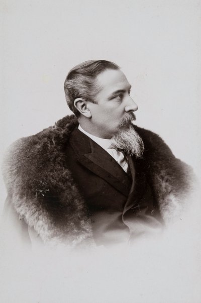 画家Henryk Siemiradzki的肖像，1843-1902，1893。 作者 扬·米茨科夫斯基
