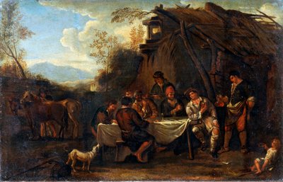 Merrymeeting"，17世纪。 作者 扬·米尔（Jan Miel）