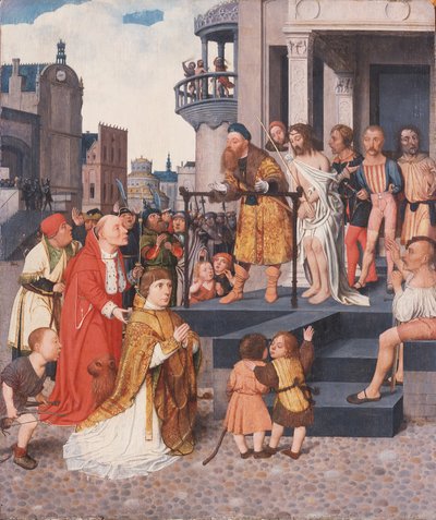 向人们展示的基督》，约 1515 年（木板油画） 作者 扬·莫斯塔特（Jan Mostaert）