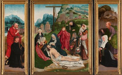 哀歌三联画 作者 扬·莫斯塔特（Jan Mostaert）