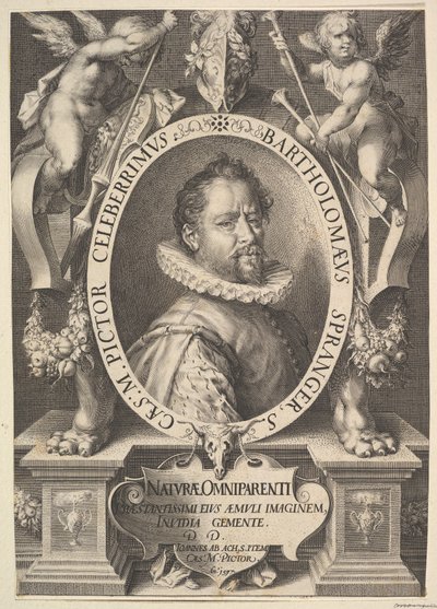 Bartholomeus Spranger的画像，约1616年。 作者 简·穆勒