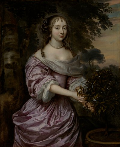一个女人的肖像，1660年代 作者 Jan Mytens or Mijtens