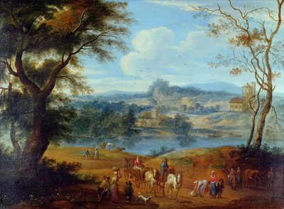 风景，c.1700 作者 布雷达长老简·彼得·范