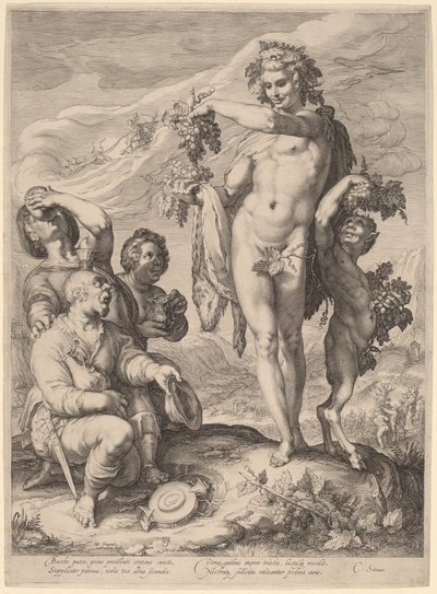 巴克斯崇拜 作者 Jan Pietersz Saenredam，在 Hendrik Goltzius 之后