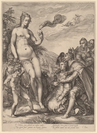 维纳斯的崇拜 作者 Jan Pietersz Saenredam，在 Hendrik Goltzius 之后