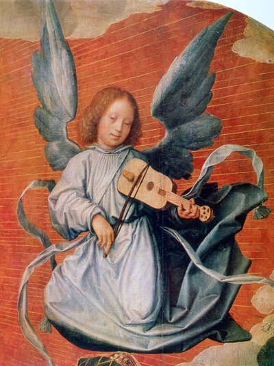 荣耀中的处女，细部，1524年 作者 扬·普罗沃斯特