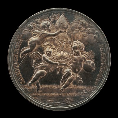 寓言式场景[背面]，约1661年。 作者 扬·罗蒂尔斯