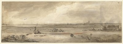 从 Muiderberg 远眺 Naarden 作者 扬·鲁伊舍尔