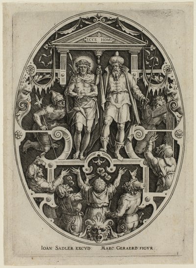Ecce Homo，选自《耶稣受难记 作者 扬·萨德勒一世