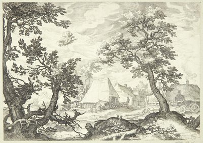 绑架甘尼米的景观 作者 亚伯拉罕·布洛玛特（Abraham Bloemaert）