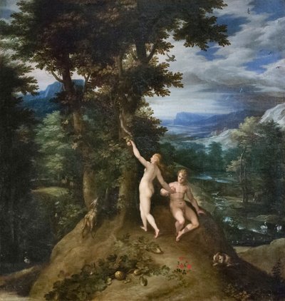 原罪》，约 1586-89 年（布面油画） 作者 Jan Soens