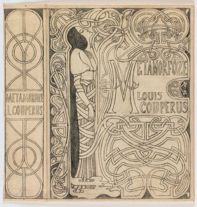 装订设计：路易-库珀勒斯，《Metamorfoze》，1897 年 作者 扬·图洛普