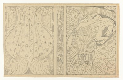 路易-库佩鲁斯《迷魂记》封面设计
装订设计路易-库珀勒斯，《Psyche》，1898 年 作者 扬·图洛普