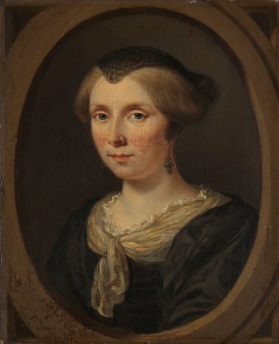 Reinier Couturier 的妻子 Margaretha Verkolje 的肖像 作者 扬·维尔科列（一）