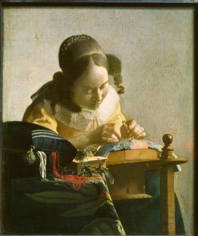 Spitzenklöpplerin 作者 扬·维米尔·范·代尔夫特