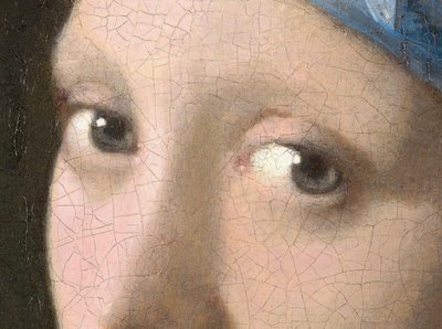 珍珠耳环的女孩，c.1665-6 作者 扬·维米尔·范·代尔夫特