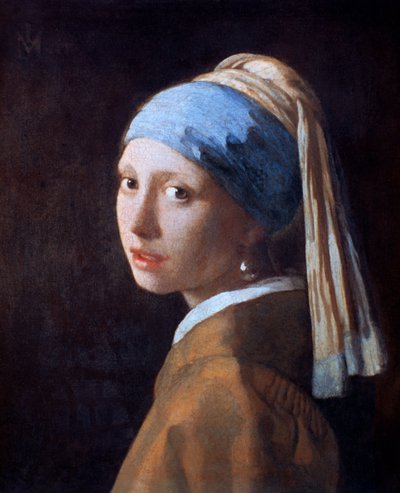 戴珍珠耳环的女孩，c1665 作者 扬·维米尔·范·代尔夫特