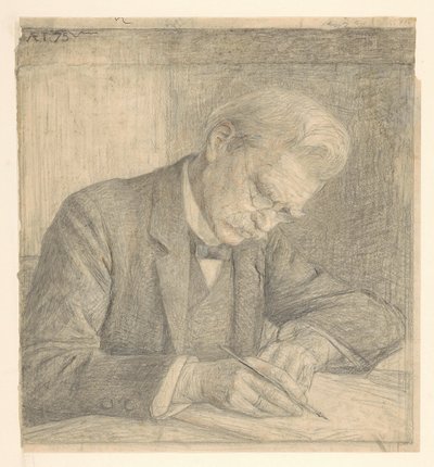 J. van der Vegt 的肖像，写作 作者 简维特