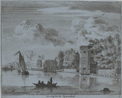 哈勒姆的斯帕仁豪特庄园景观
De Hofstede Sparenhout（物品上的标题）
哈勒姆周边风景（系列标题）
Gesigten buijten Haarlem, Done by.J.V.V.（物品上的系列名称） 作者 扬·文森茨。范德文