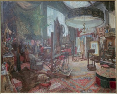 在巴黎的阿方斯-穆查斯工作室 作者 扬·沃乔克