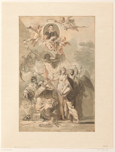 为爱德华-西姆森（Edward Simson）设计《天主教纪事》的封面插图 作者 扬·旺德拉尔