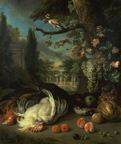 死家禽（布面油画） 作者 Jan Baptist Weenix