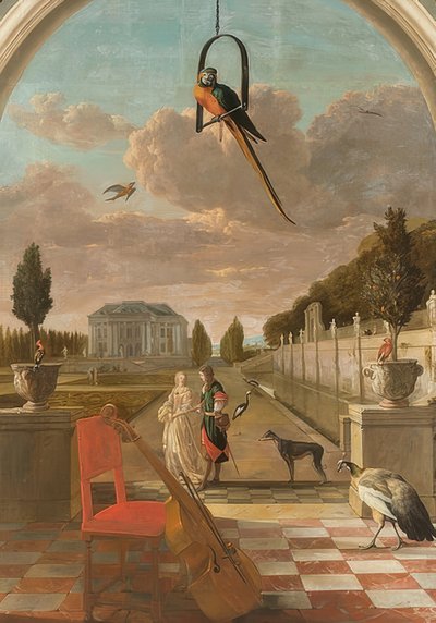 公园与乡间别墅 作者 Jan Baptist Weenix