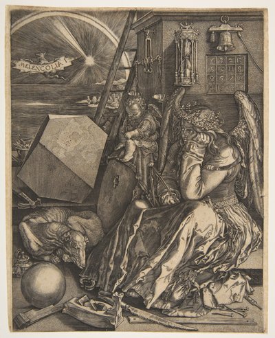 Melencolia I副本，1602年。 作者 扬·维里克斯