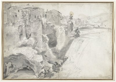 蒂沃利大瀑布景观 作者 Jan Asselijn（拒绝归因）