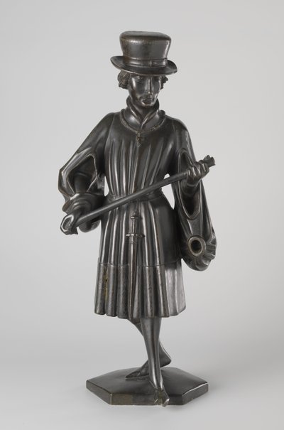波旁的伊莎贝拉墓中的哭泣者，约1475-76（青铜）。 作者 Jan attrib.to Borman