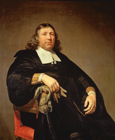 Dammas Guldewagen的肖像，c.1657 作者 扬·德·布雷