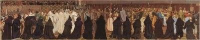 1127年4月22日在布鲁日举行的查尔斯善良者葬礼 作者 扬·范·比尔斯