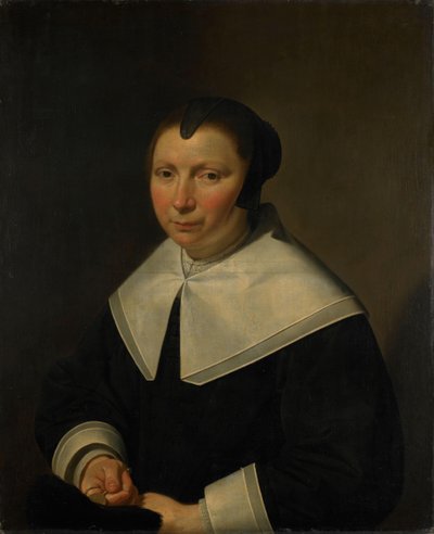 一个女人的肖像 作者 扬·范·比耶勒特（Jan van Bijlert）