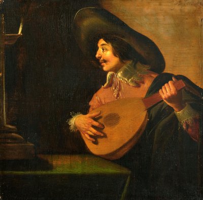 鲁特琴演奏者 作者 扬·范·比耶勒特（Jan van Bijlert）