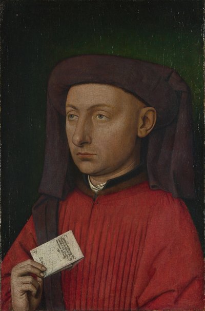 Marco Barbarigo的肖像，c.1449-50 作者 扬·范·埃克