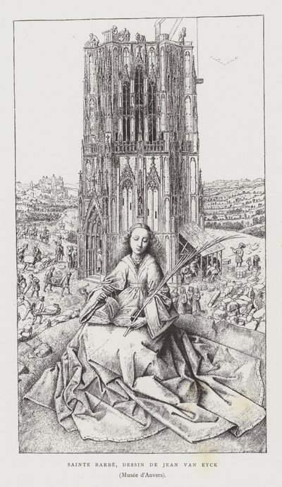 St Barbara，1437 作者 扬·范·埃克