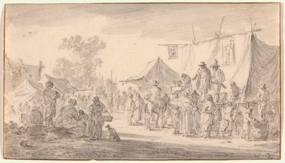 乡村集市 作者 Jan van Goyen