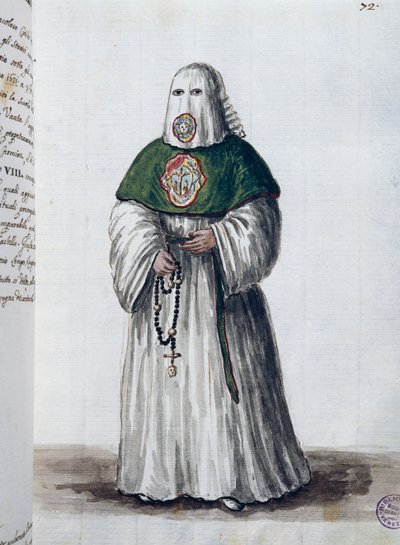 基督选举权兄弟会，成立于威尼斯的奥莱奥圣乔瓦尼教堂，1621年与罗马的圣罗科兄弟会合并，第二卷第72页，作者是乔瓦尼-迪-格雷文布洛赫（1731-1807）。 作者 扬·范·格雷文布罗克