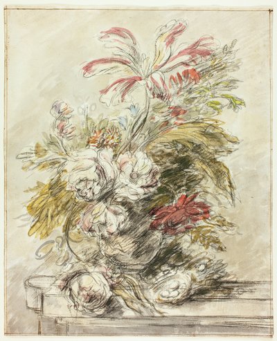一朵花 作者 扬·范·休森（Jan van Huysum）